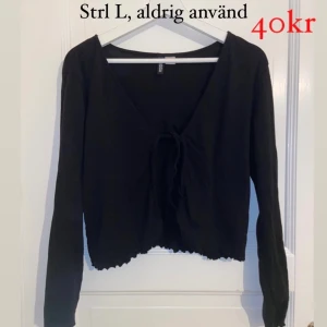 🤎trendig, knytbar kofta - Kofta från h&m i storlek L. Endast testad! 40kr + frakt🤎☀️