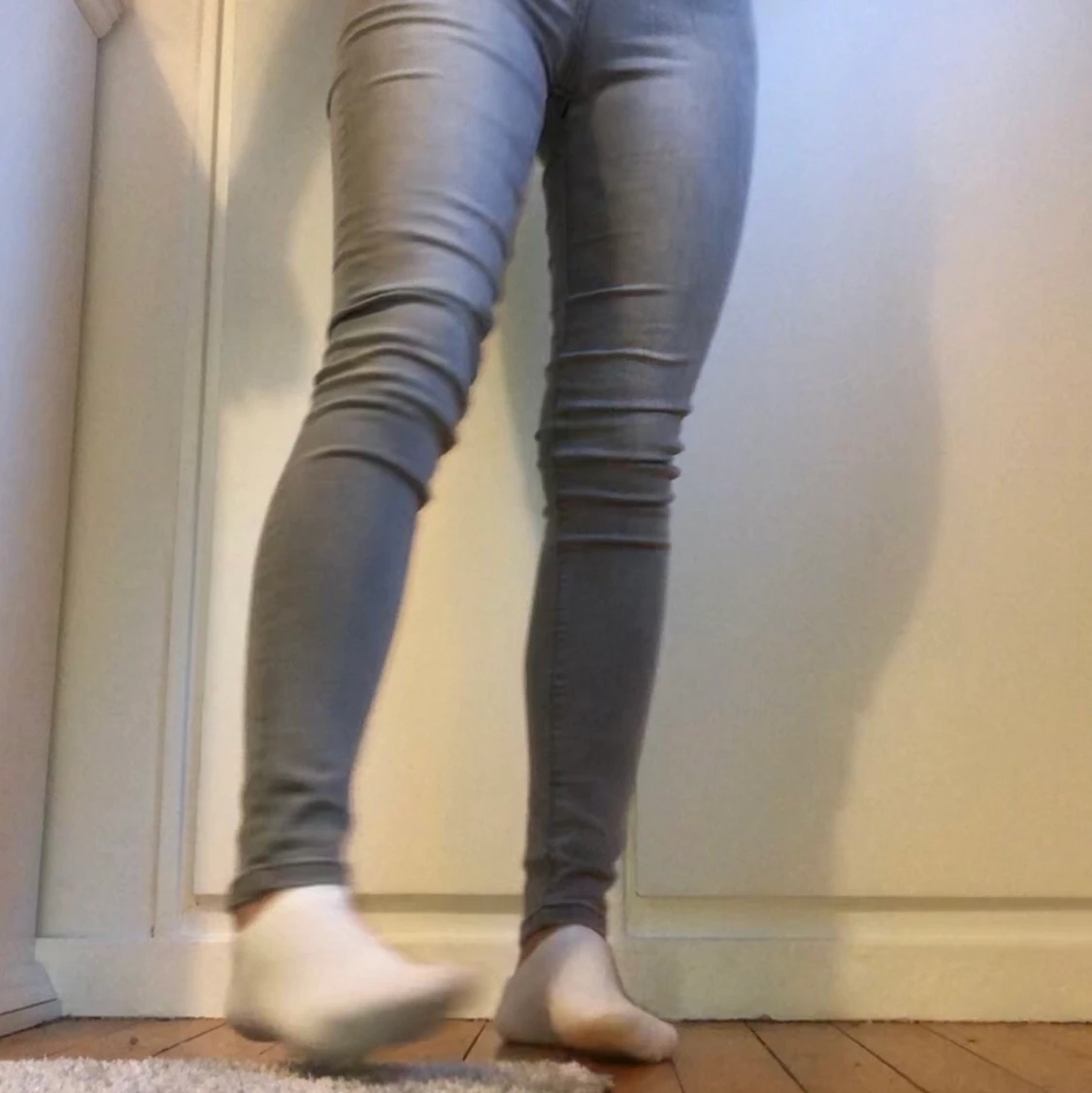 High Waist Jeans Grå - 91