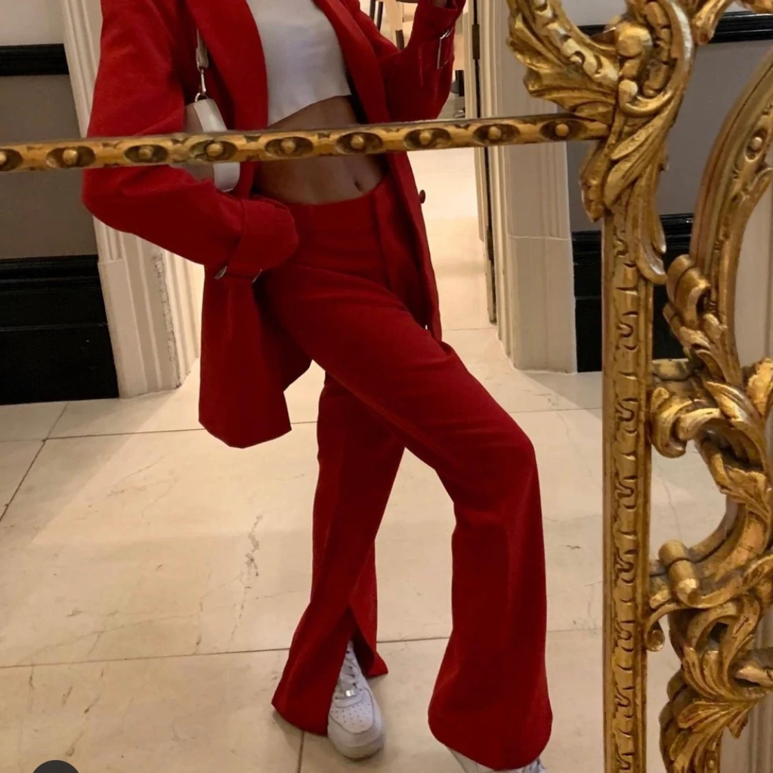 Röda kostymbyxor från 4th&reckless