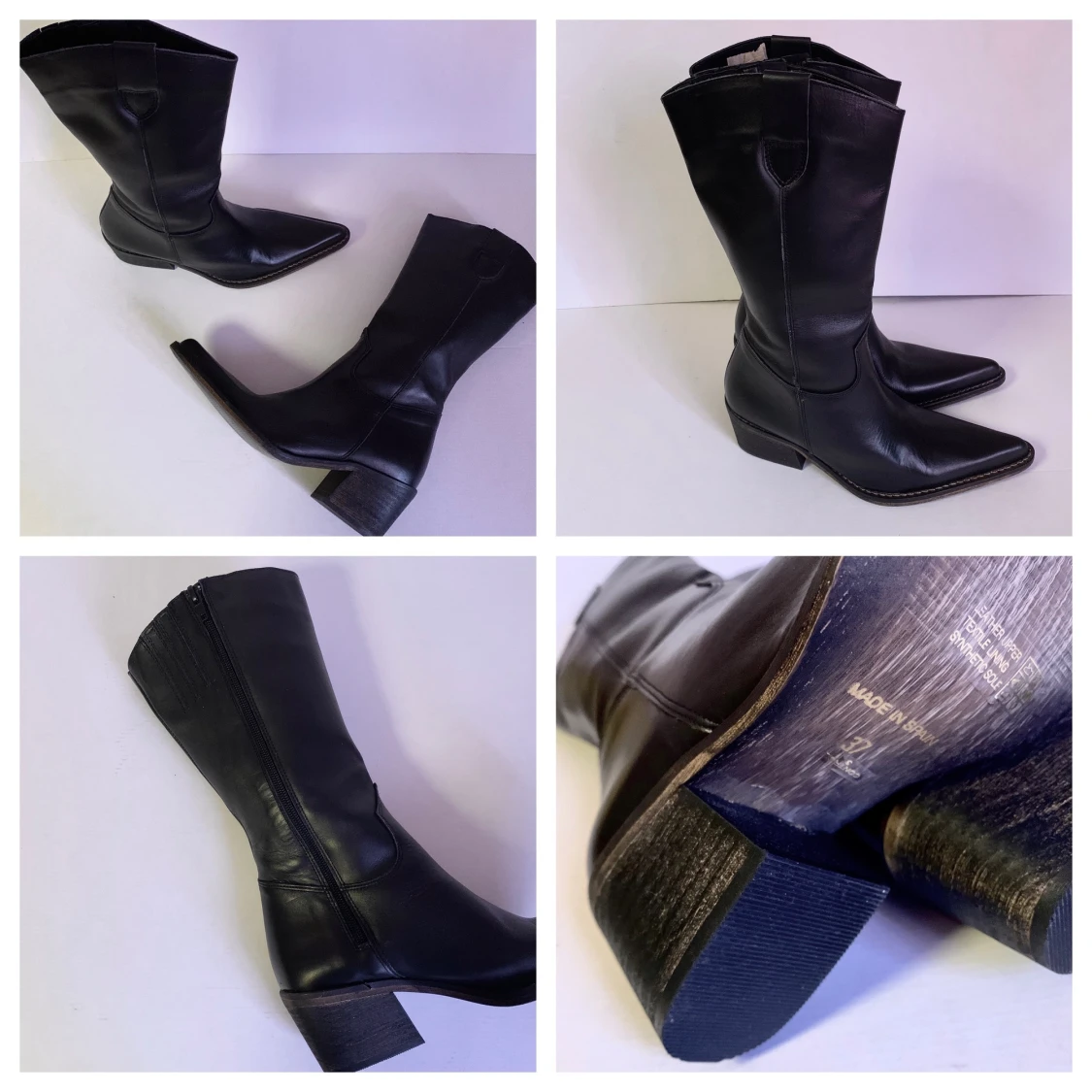 Minimalistiska Western Boots 37 Cowboy style - 90