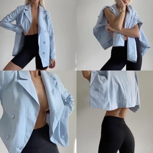 Blazer  - Ljusblå fin blazer/kavaj som nu är inne, märket är ifrån USA och köpte den för 600kr. Är i vanliga fall en XS/S men denna var liten i storleken så har M. Kontakta mig för mer info💞