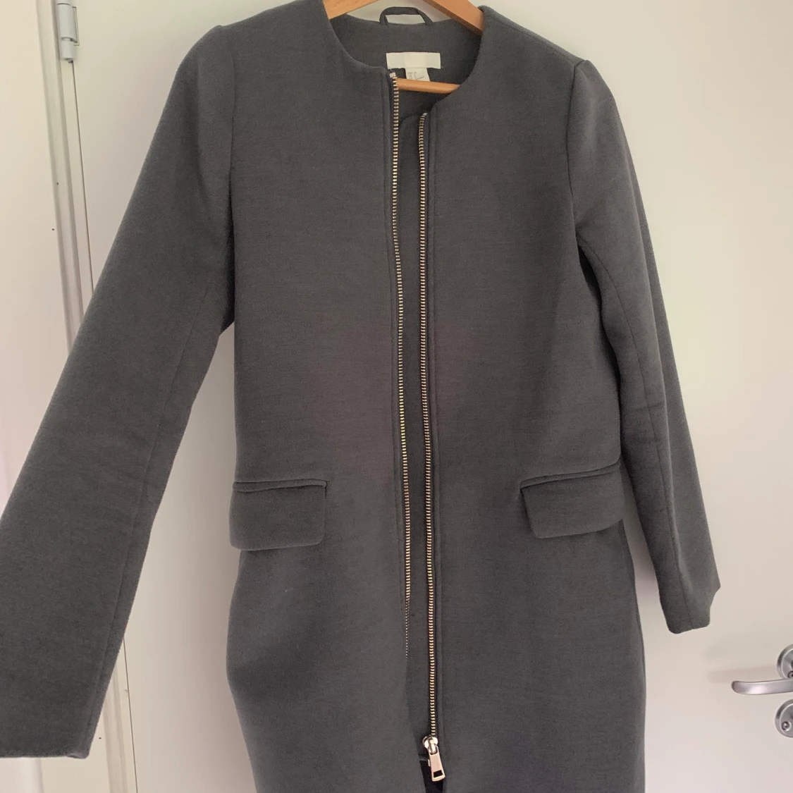 Grå Kappa H&M, strl 34 - 90