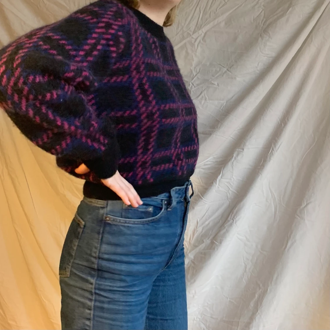 Stickad Tröja  - 90