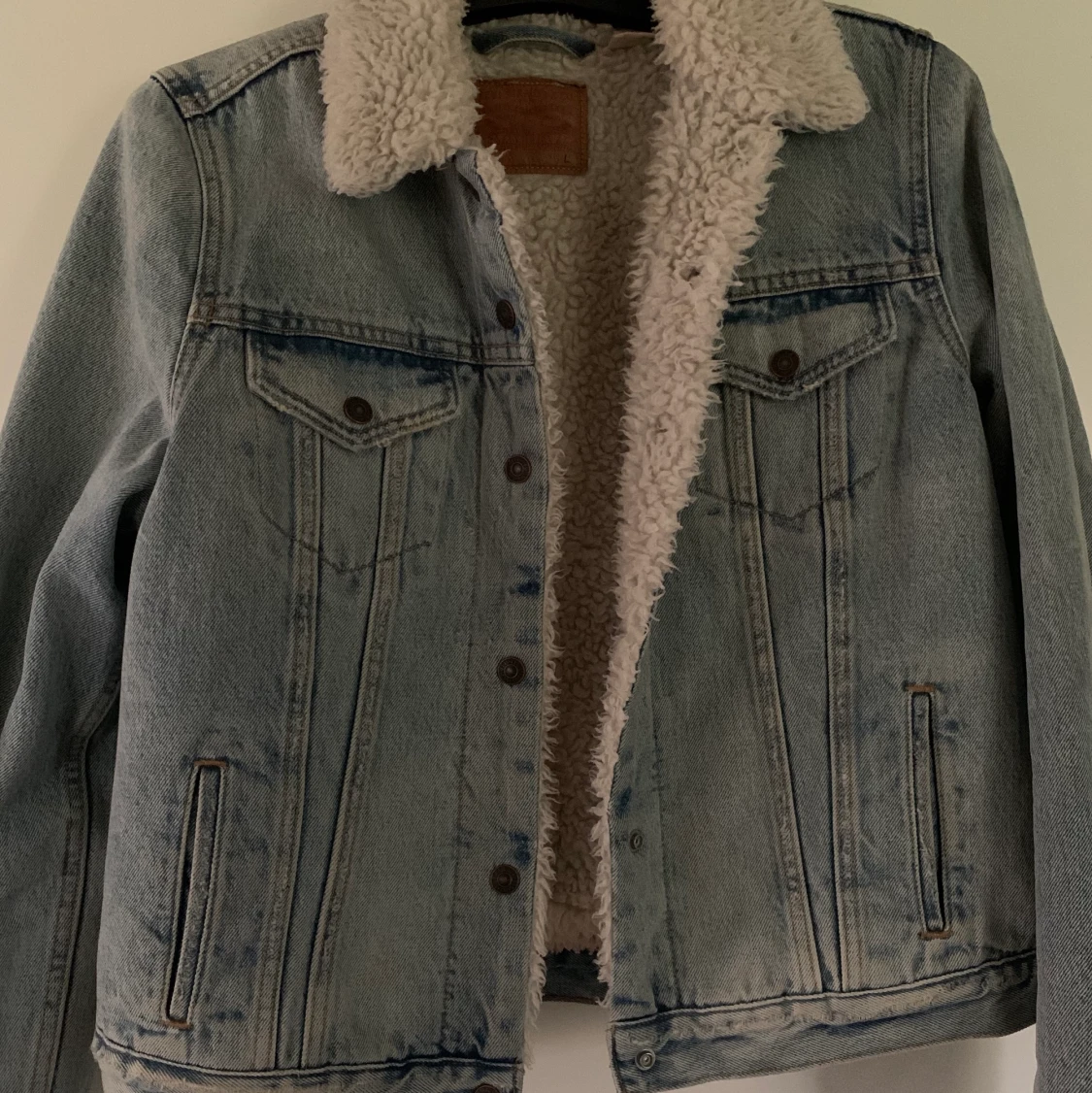 Fodrad jeansjacka från Levi's - 90