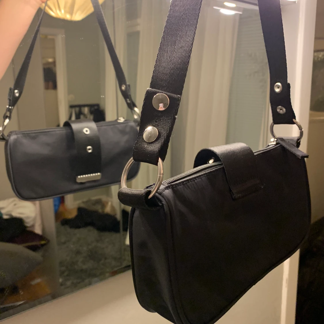 Svart axelväska - 91