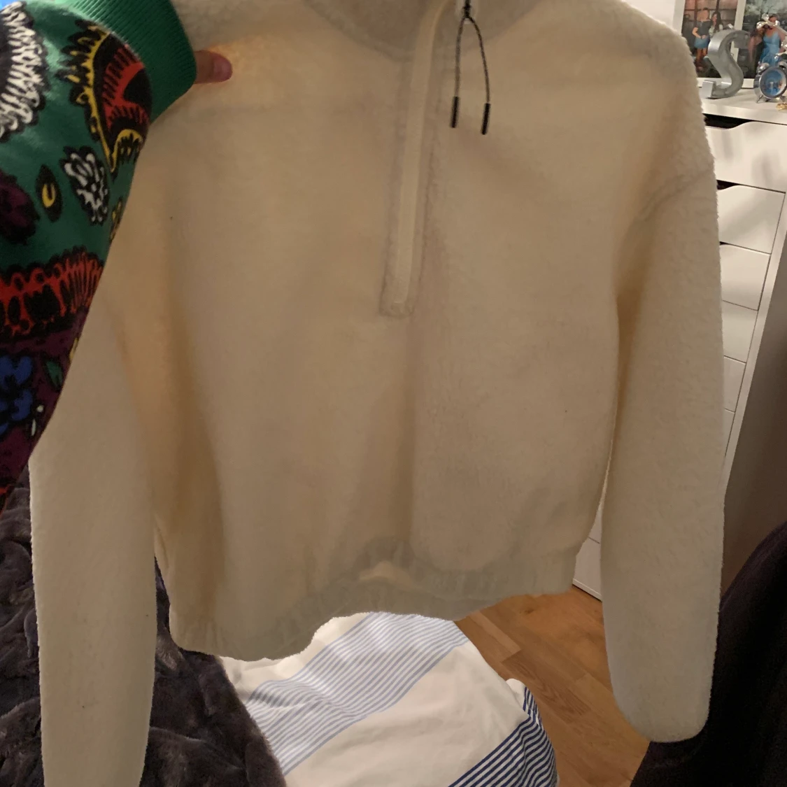 Kvart zip tröja - 90