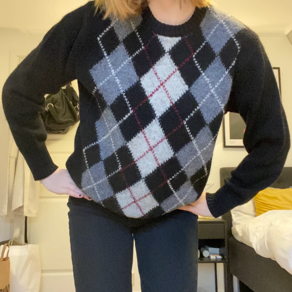 Stickad tröja  - 90