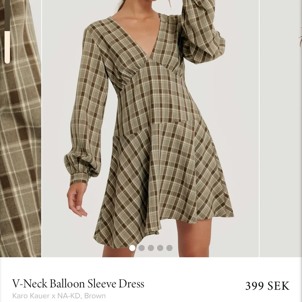 Väldigt fin klänning från NA-KD, aldrig använd endast testad! Originalpris 399kr men säljer för 290kr💕 Tillkommer frakt!. Klänningar.