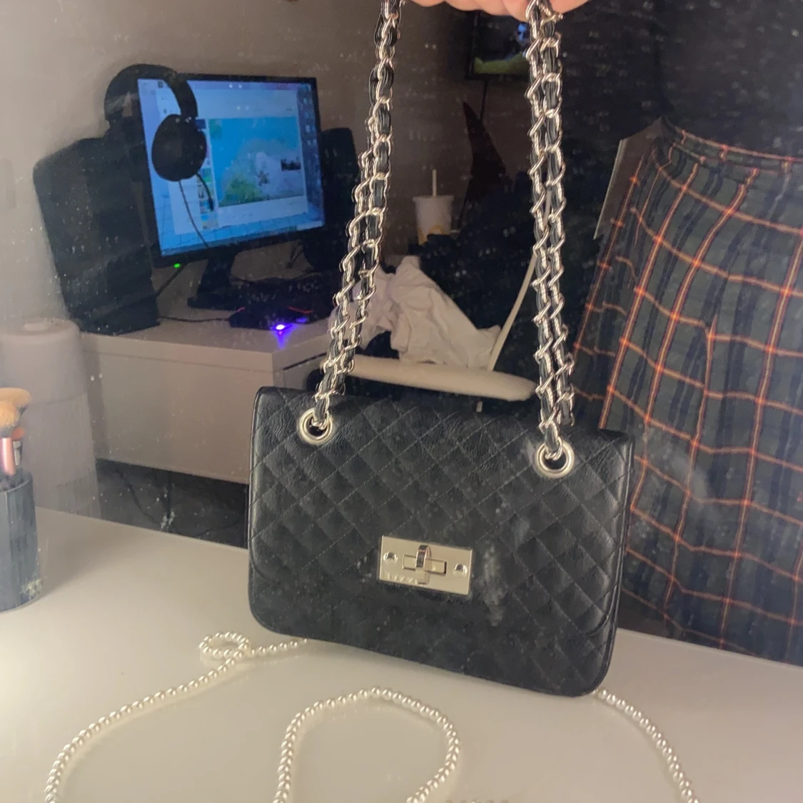 Svart Don Donna kedje handväska ✨ - 91