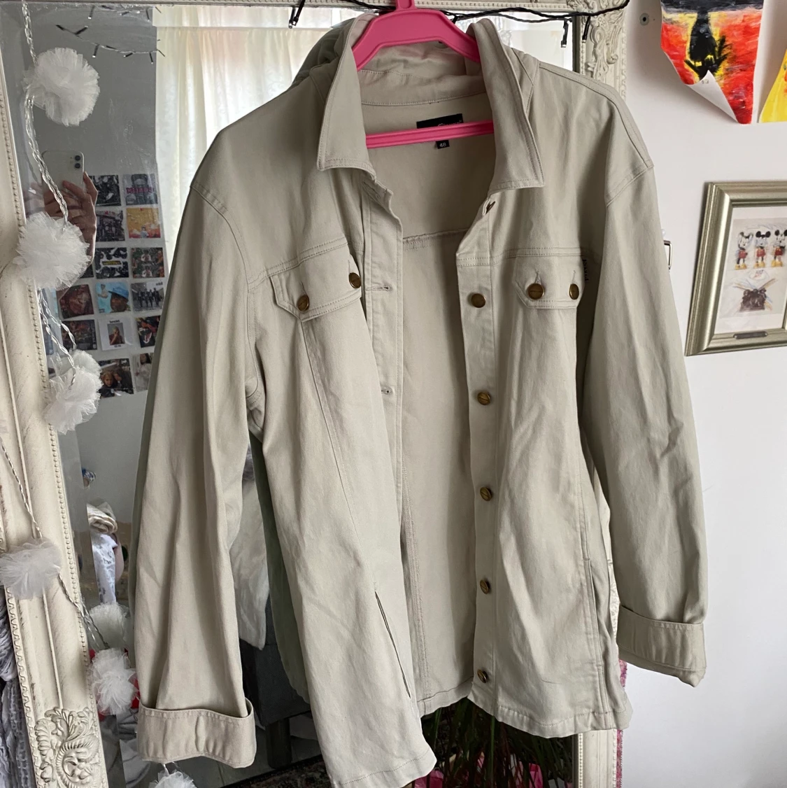 Superfin beige jacka 