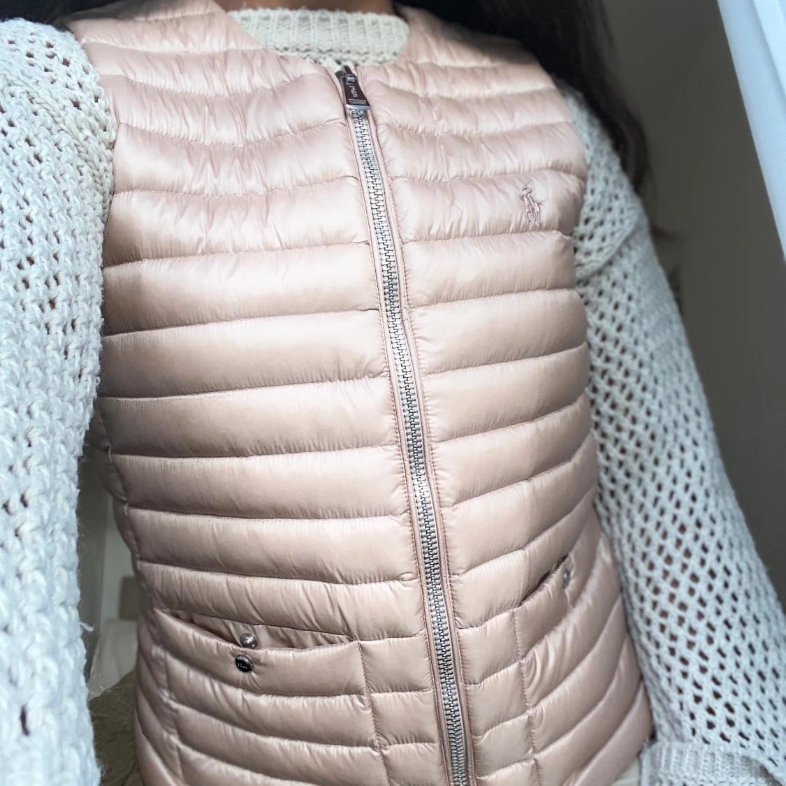 Rosa Ralph Lauren väst  - 90