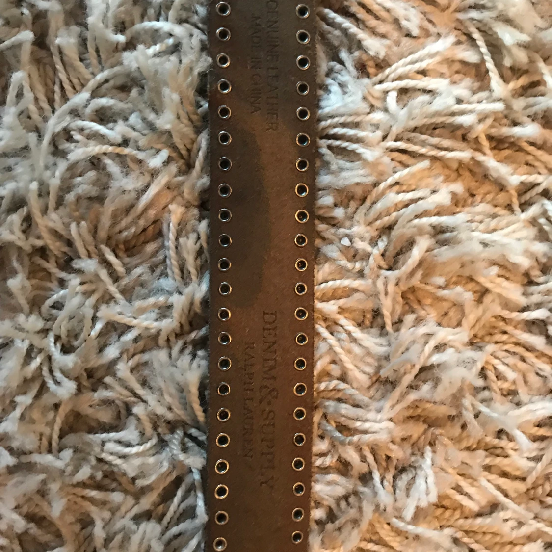 Ralph Lauren läderbälte - 91