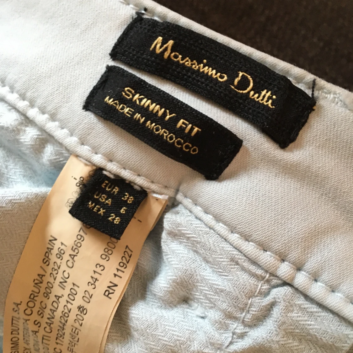 Massimo Dutti byxor - ljusblå - 91