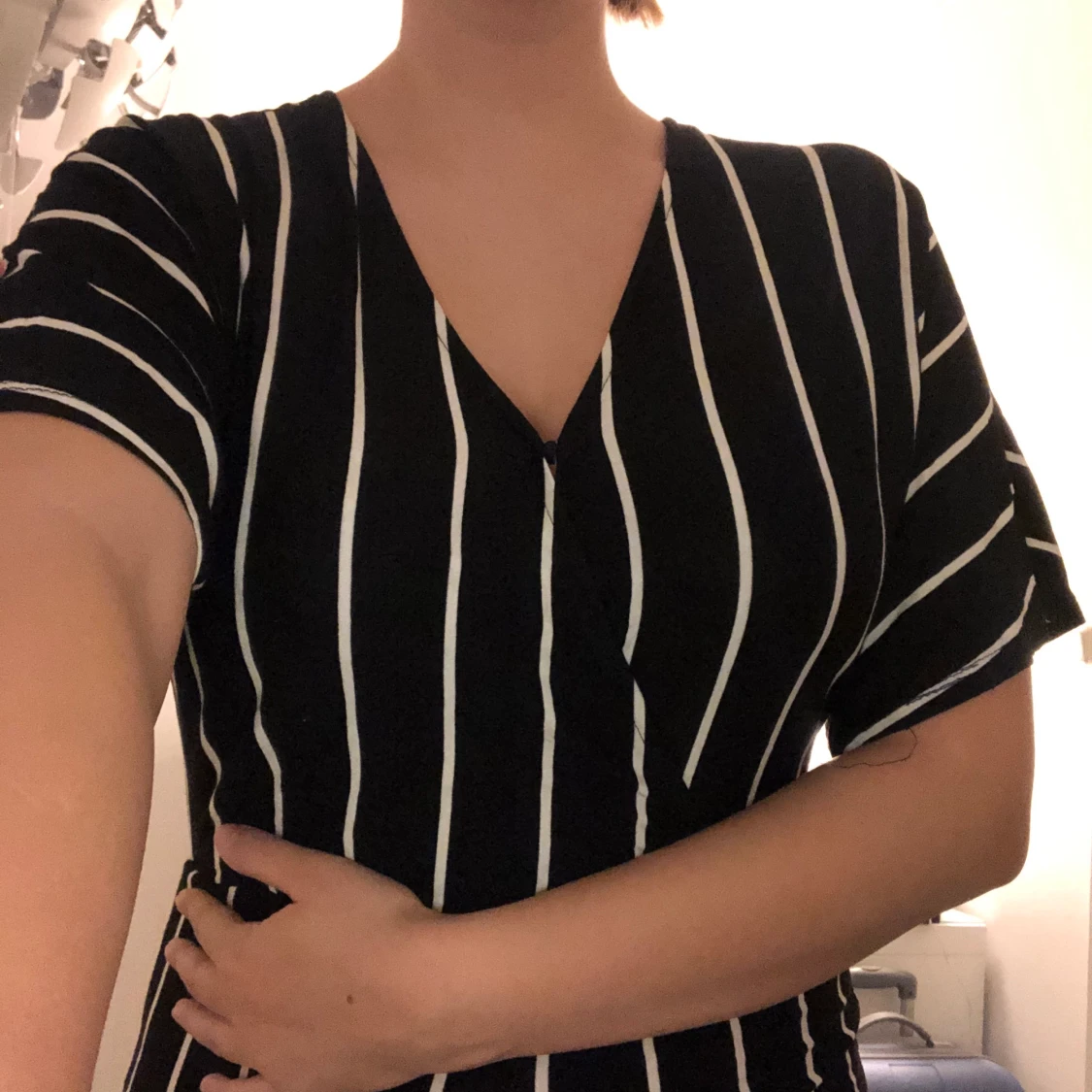 Randig byxdress - 90