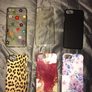 Mobilskal  - Säljer dessa mobilskal till iPhone 7, skalen från ideal of Sweden passar även iPhone 8. Ideal skalen har nypris 299kr. Säljer för 30kr styck eller alla för 130kr. De två genomskinliga och leopardskalet är sålda! 