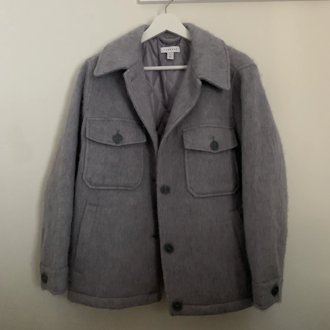 Topshop oversized jacket petite