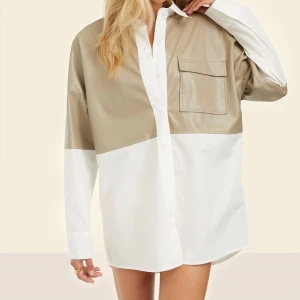 Oversize skjorta / Bianca ingrosso  - Säljer min oversize skjorta som endast är testad med lappen kvar, strl 42. Nypris 599. Finns ej kvar i lager. 