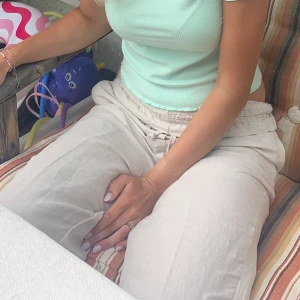 Linnebyxor - Säljer ett par linnebyxor. Knappt använda! Fint skick.