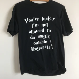 Harry Potter tisha - Harry Potter-themed t-shirt som köptes in för några år sedan till insparken, så den är använd 1 gång. 