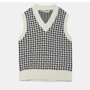 zara väst - stickad väst