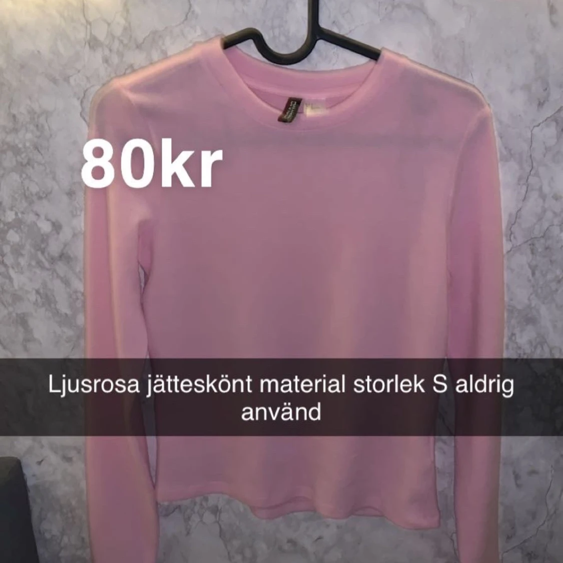Rosa skön tröja