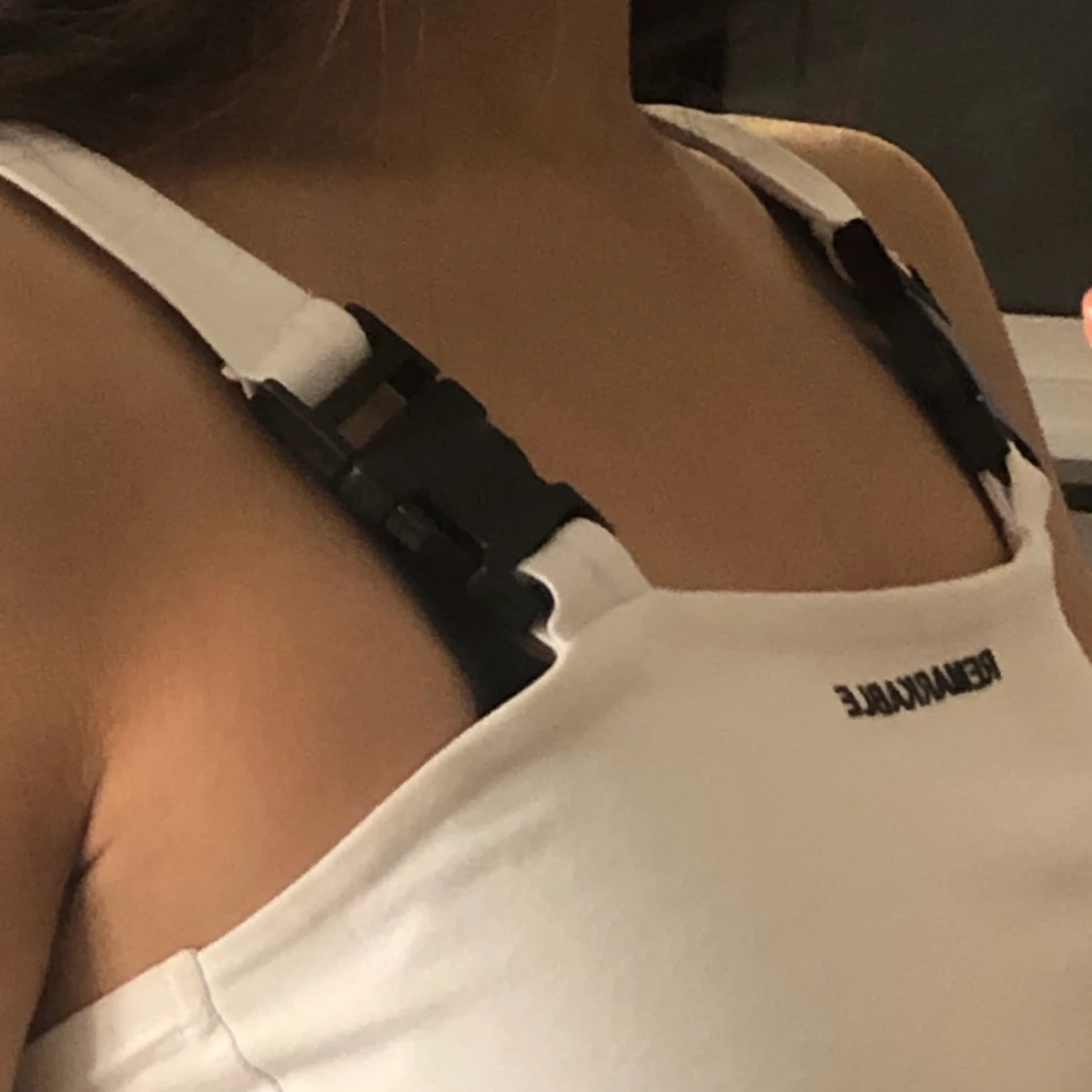 Vitt linne med text - 90