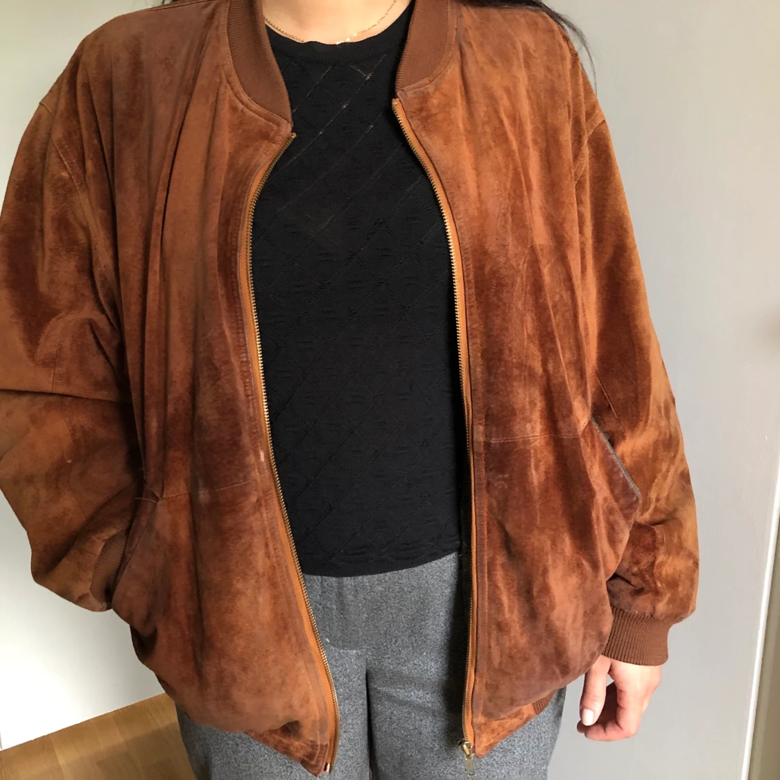 Vintagejacka av mocka