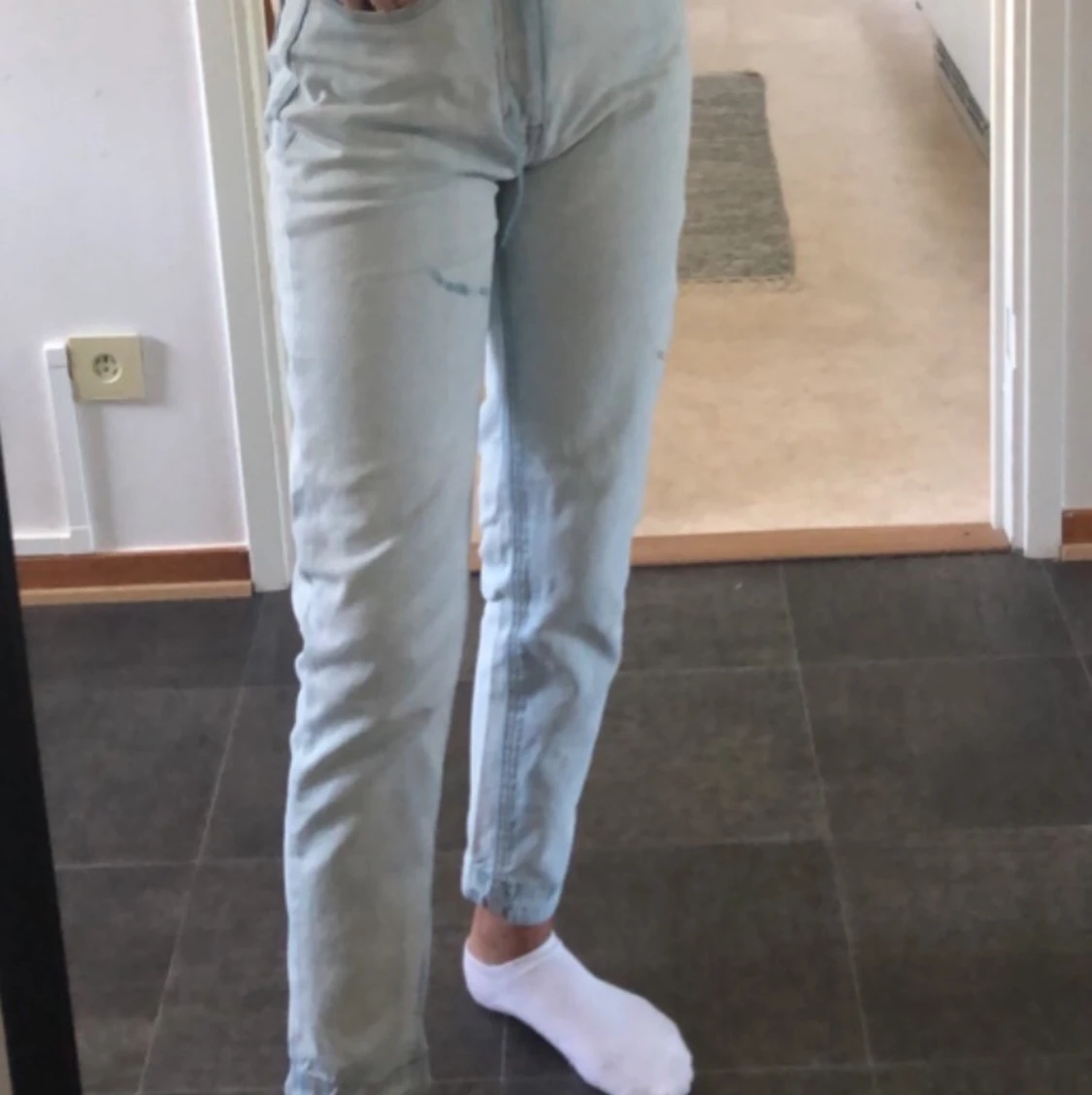 Blåa jeans