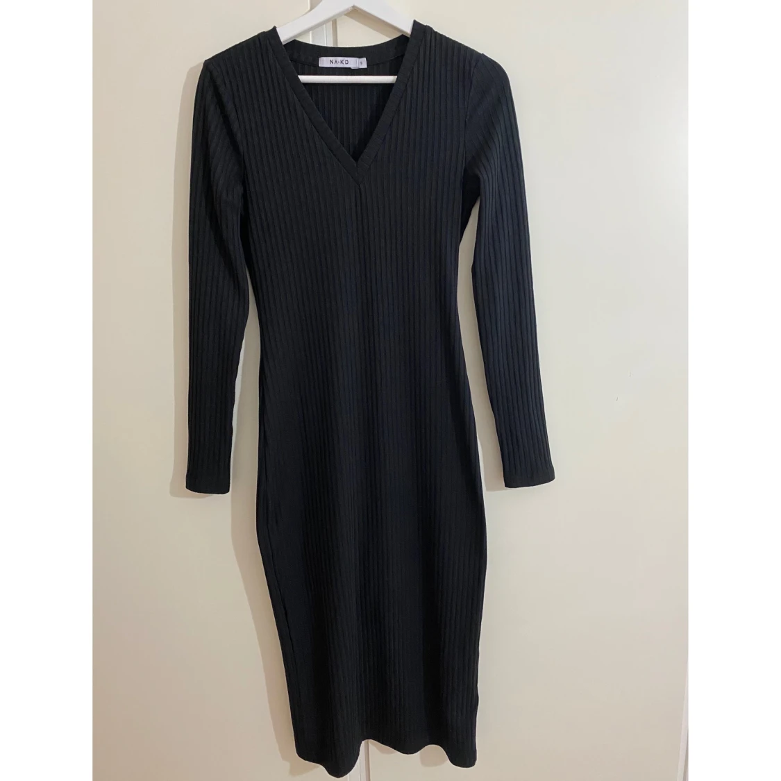 Ribbad klänning från Nakd