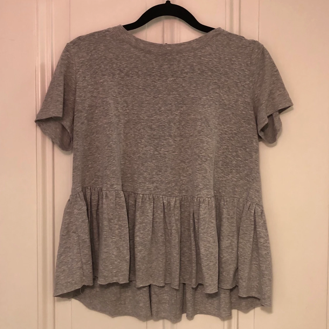 Casual blus med volanger