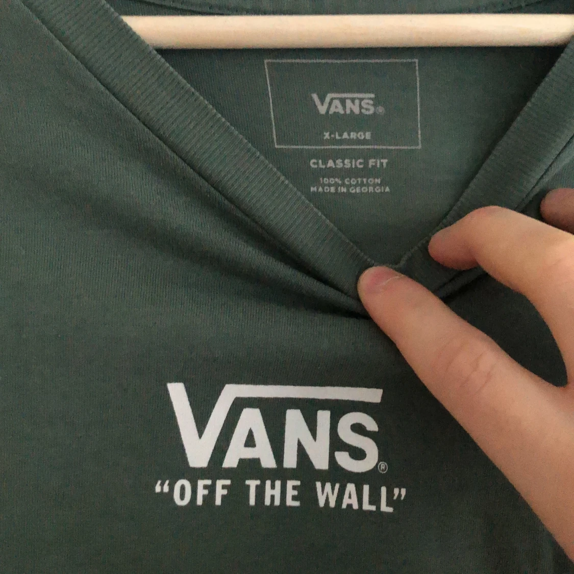 grön vans t-shirt i xl 🥰 - 91