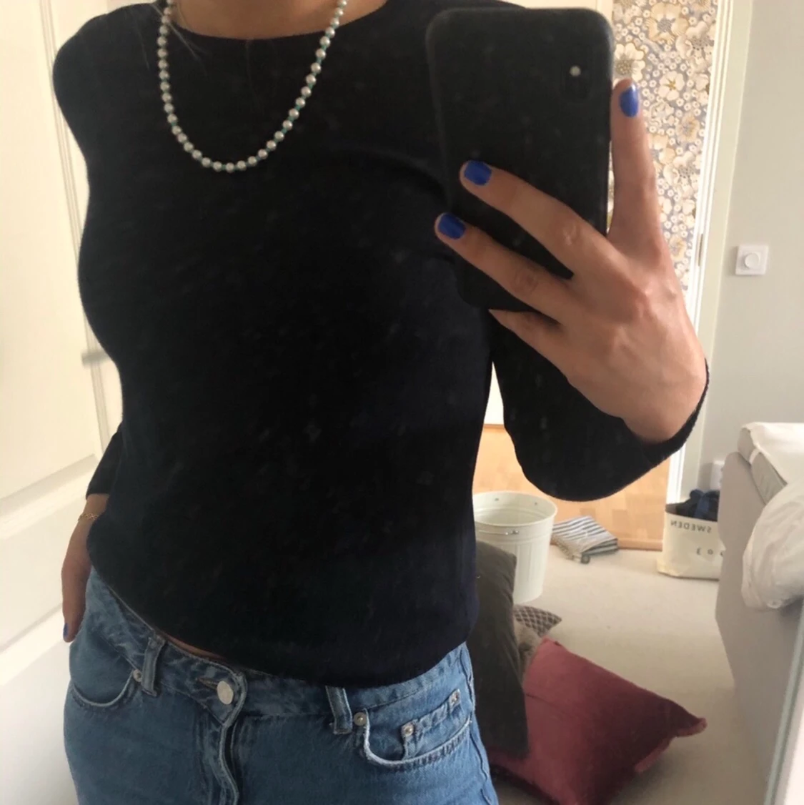 Svart långärmad tröja Filippa K - 90