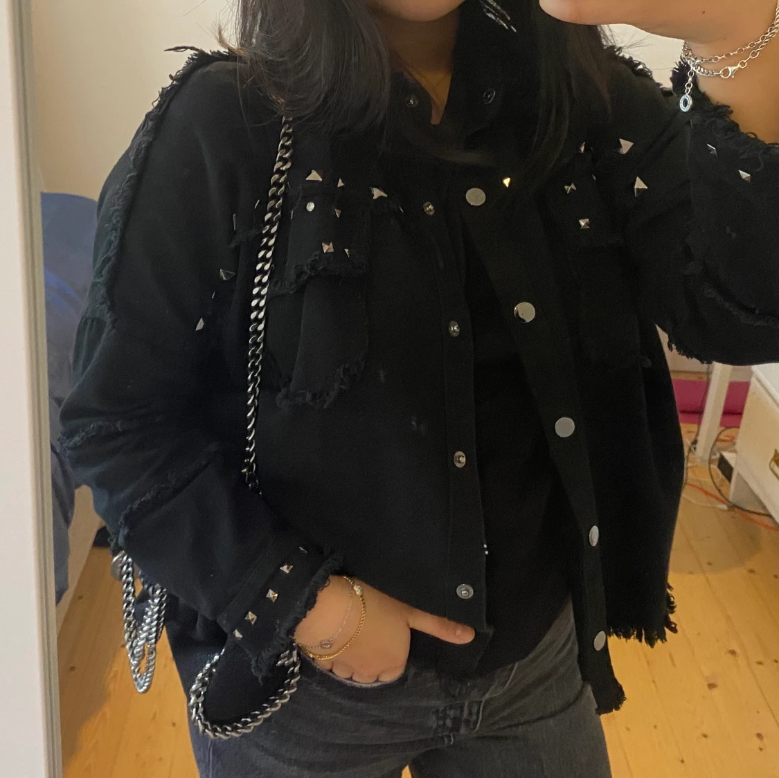 Nitjacka från zara strl XS - 90