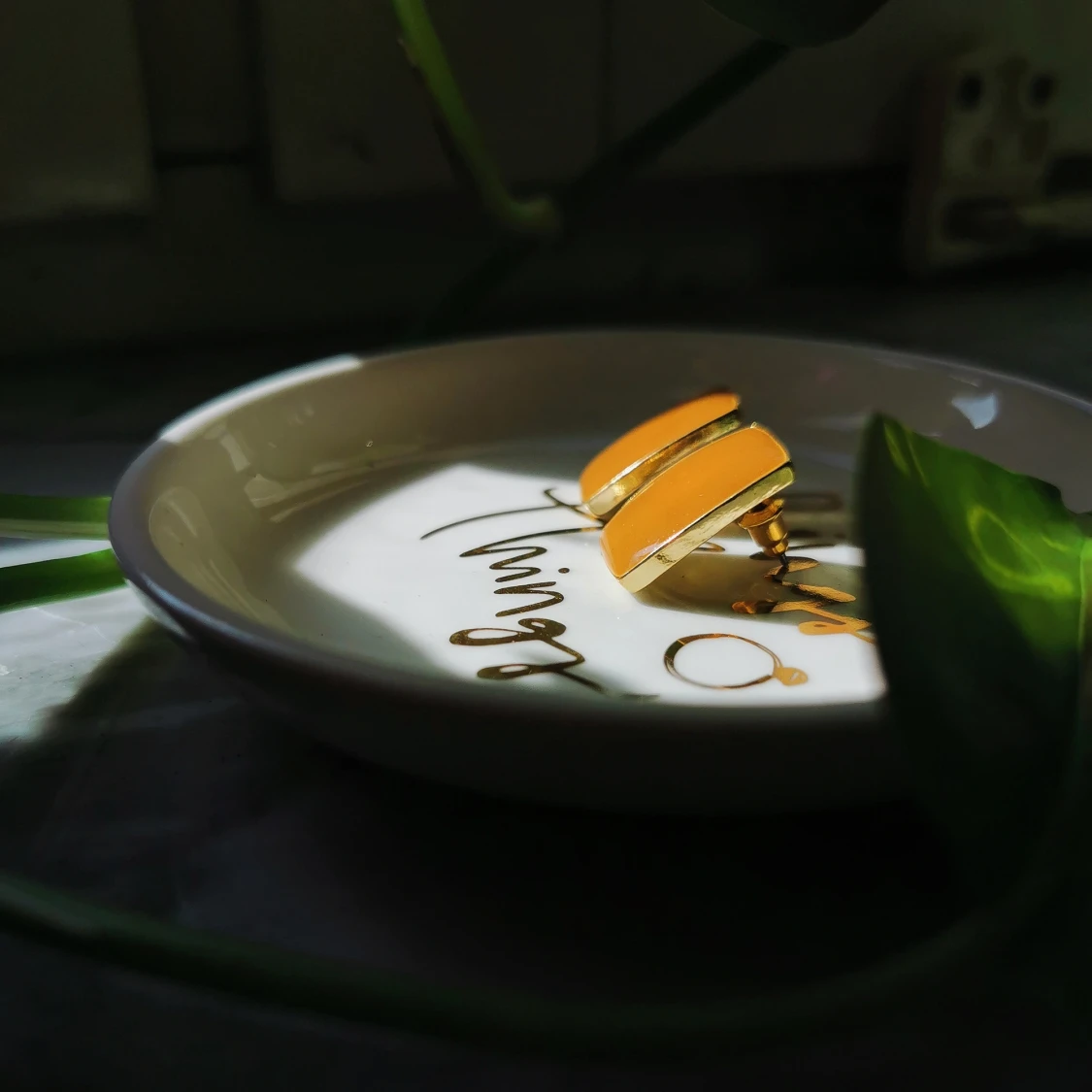 Orange Örhängen 🟧 - 91