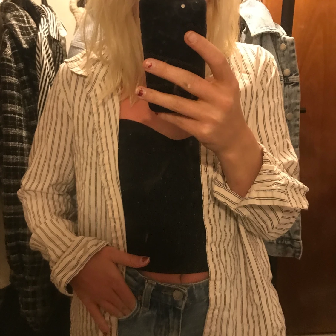 Skjorta från bikbok🖤🖤🖤☀️ - 90