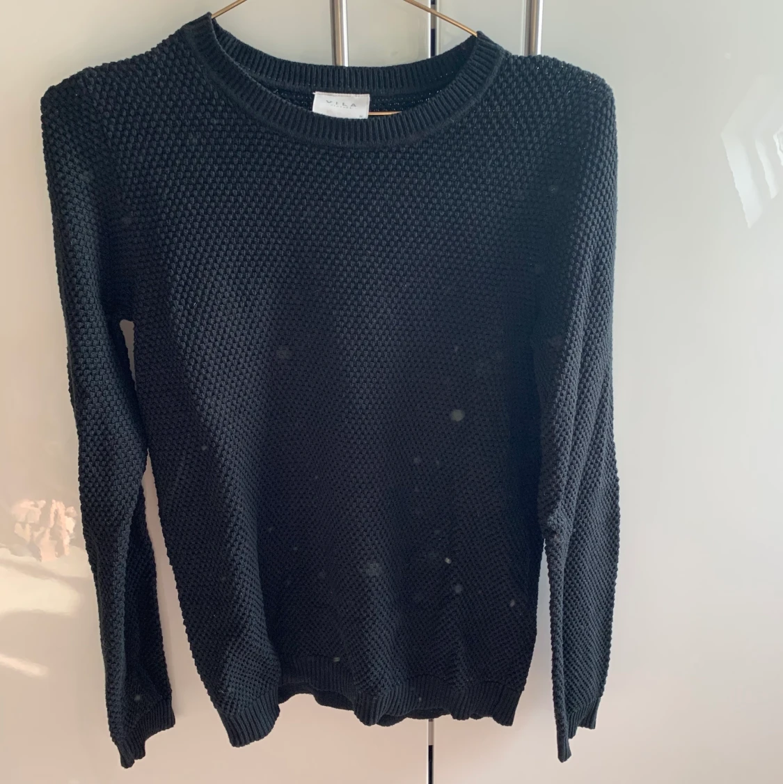 Svart stickad tröja från Vila i stl M👚👚💓💓
