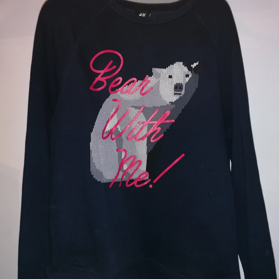 H&M blue sweater strl M