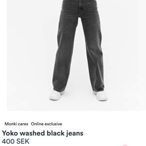Säljer dessa jeans från monki, modellen YOKO. Storlek 30, knappt använda! 