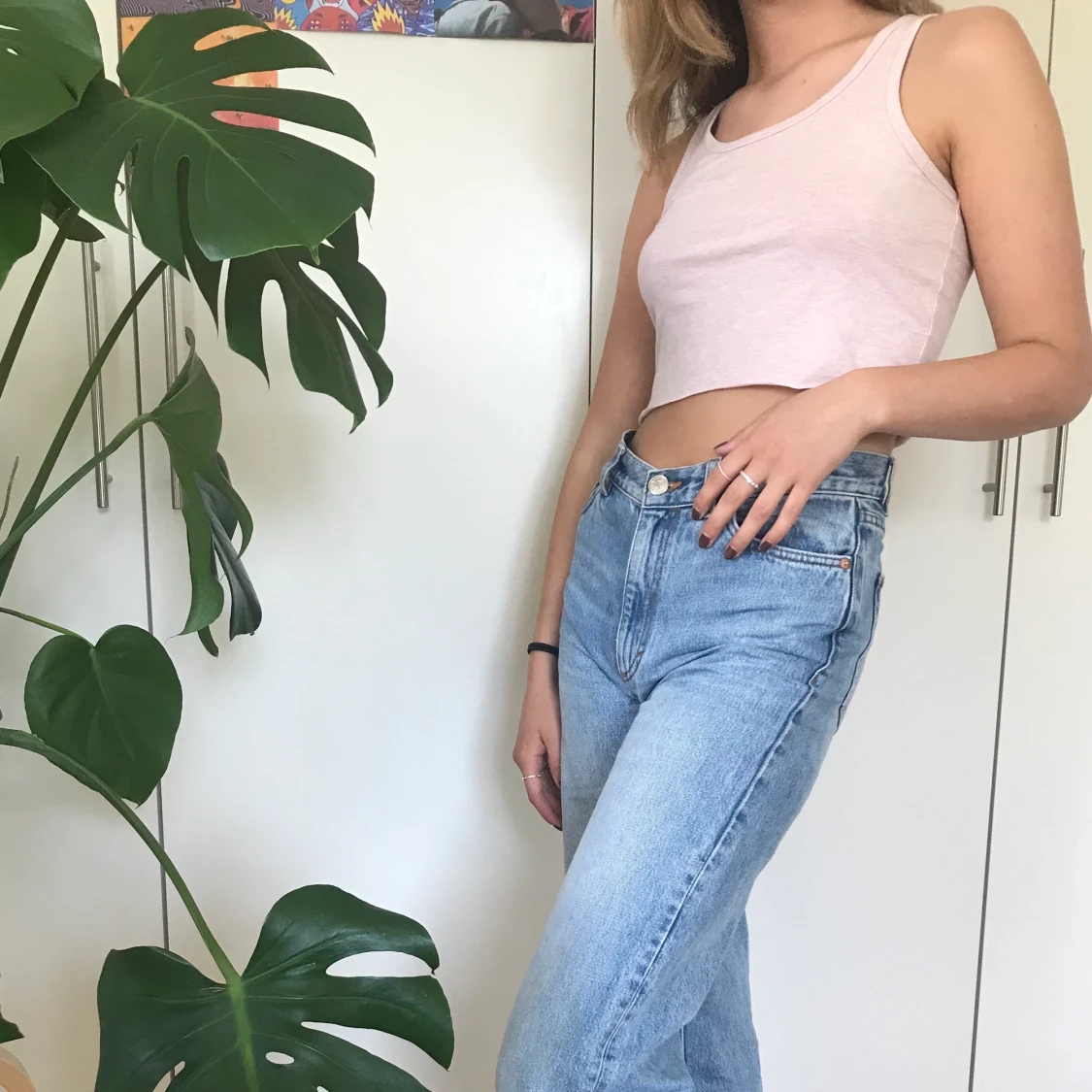 Rosa Croptop strl XS/S