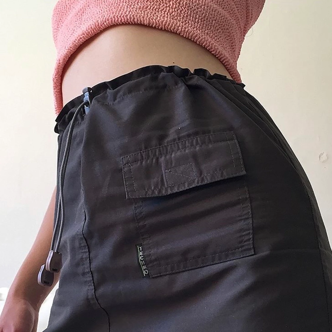 Drawstring minikjol - 91