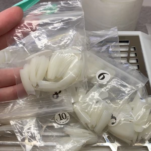 Lösnageltippar - Lösnageltippar 10 påsar i olika storlekar