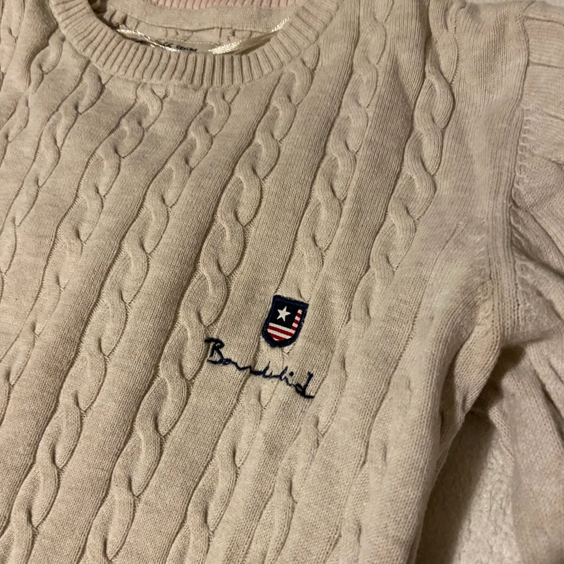 Bondelid kabelstickad tröja - 91