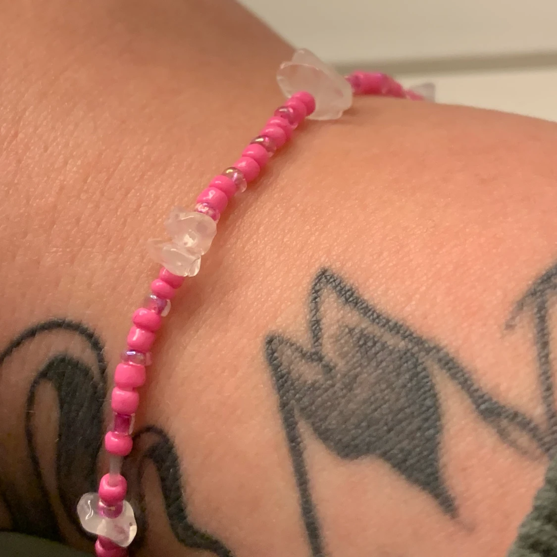 armband med rosenkvart - 90