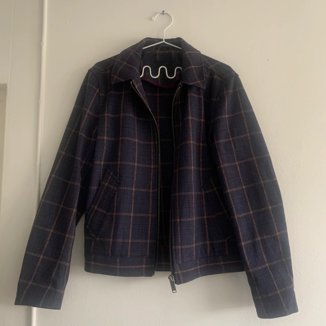 Rutig overshirt jacka (perfekt på hösten)