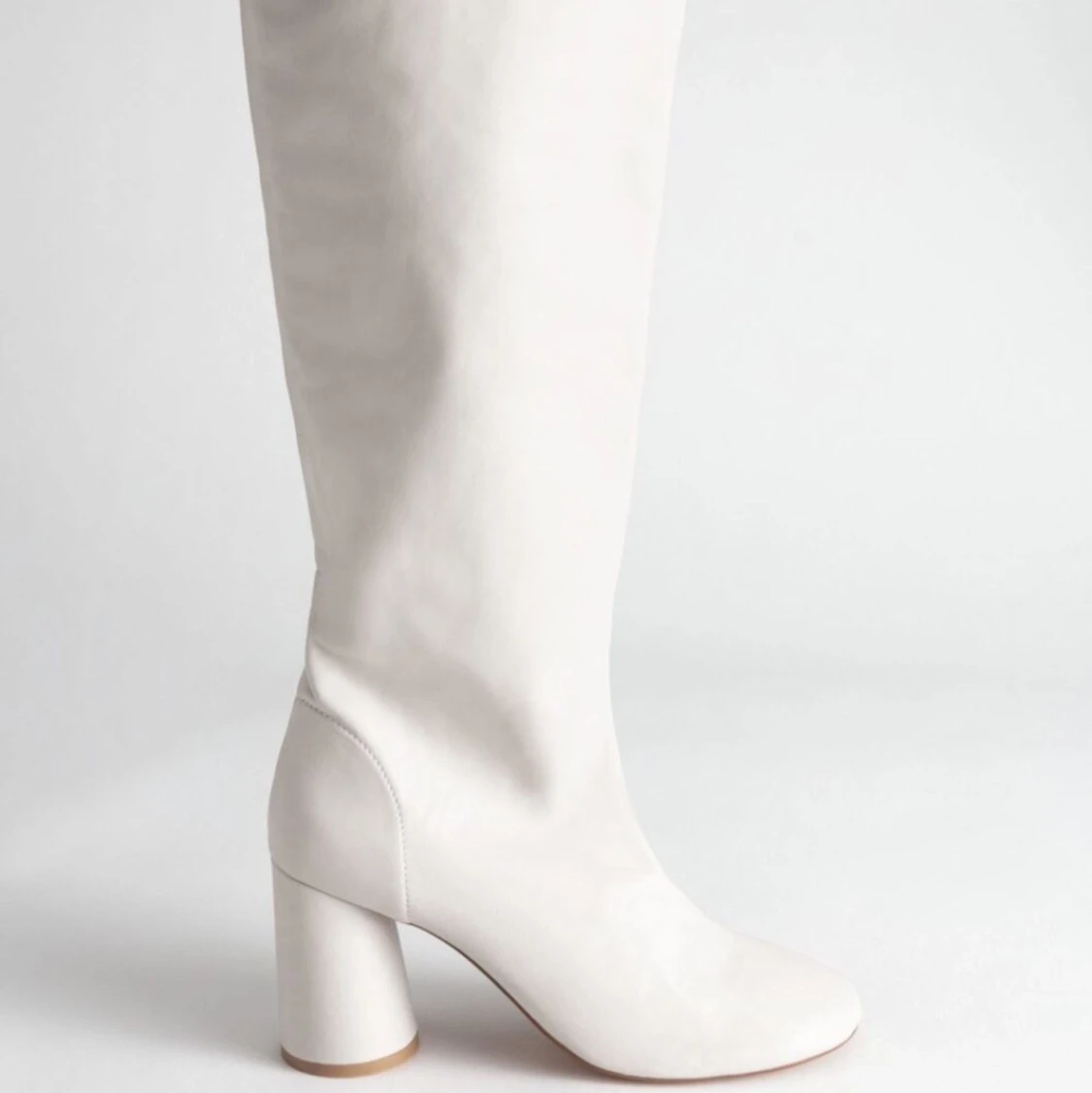 & Other stories höga vita stövlar 39 - 90