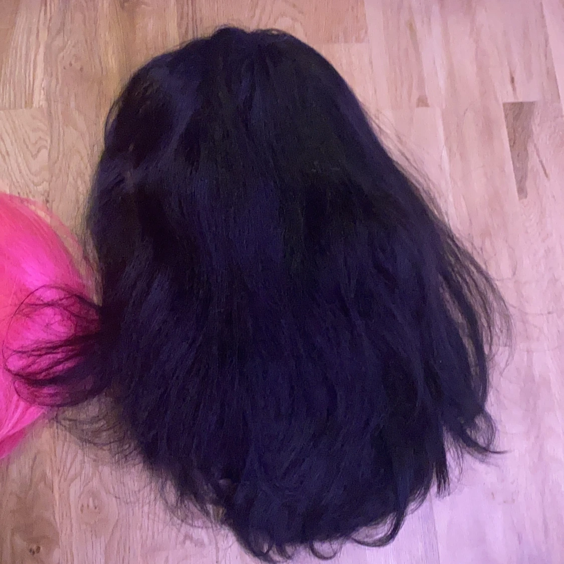 Svart peruk - 90