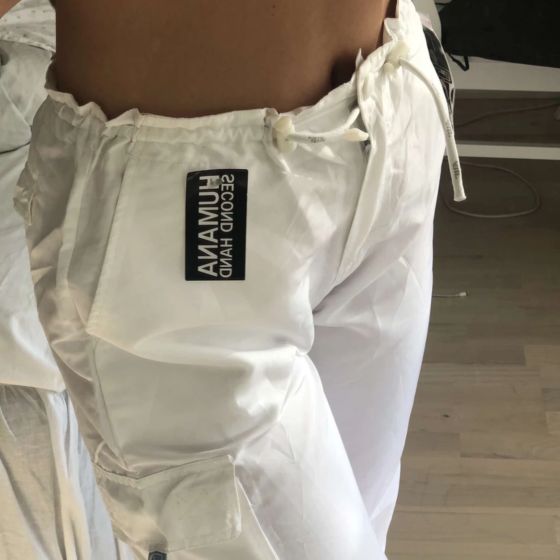 Vita byxor från humana  - 91