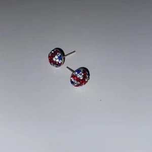 Örhängen - Köpt från India piercings, oanvända, storbritaniens flagga