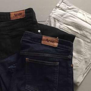 Acne jeans, sparsamt använda Stretchig modell så passar även storleken under/över 