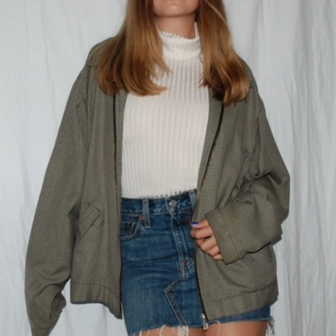 Lätt oversized jacka - 90